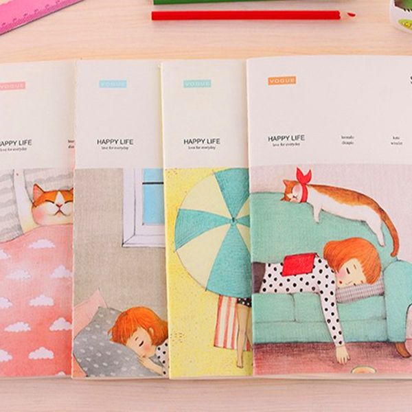 south korea's pure and fresh notebook lovely creative diary a5 notebook wholesale stationery shop size b5 student, Purple;pink
south korea's pure and fresh notebook lovely creative diary a5 notebook wholesale stationery shop size b5 student, Purple;pink