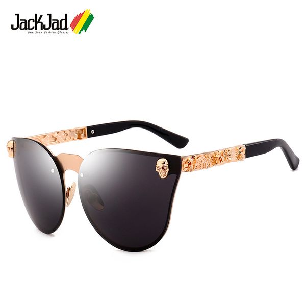jackjad 2018 new fashion decoration sunglasses cool trend brand design cat eye style sun glasses 6006, White;black
jackjad 2018 new fashion decoration sunglasses cool trend brand design cat eye style sun glasses 6006, White;black