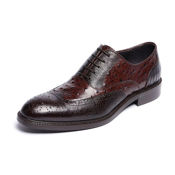 2018 men formal shoes mens slip-on shoe genuine leather brown black elastic band men dress shoes office party wedding shoes
2018 men formal shoes mens slip-on shoe genuine leather brown black elastic band men dress shoes office party wedding shoes
