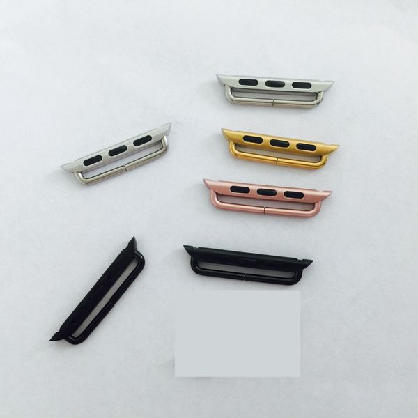 a pair metal band adapter connector for apple watch iwatch series 5 4 3 1 2 38mm 42mm 40mm 44mm band screwdriver 100pairs/ lot
a pair metal band adapter connector for apple watch iwatch series 5 4 3 1 2 38mm 42mm 40mm 44mm band screwdriver 100pairs/ lot