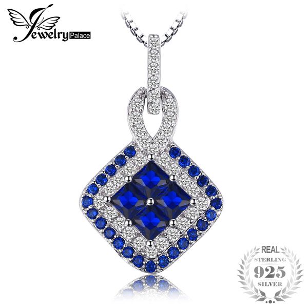 jewelrypalace sparkling square created blue spinel pendant necklace new present 925 sterling silver 45cm chain jewelry
jewelrypalace sparkling square created blue spinel pendant necklace new present 925 sterling silver 45cm chain jewelry