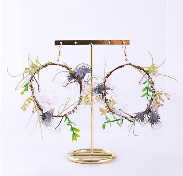 simulation of hua sen female line large circle earring personality exaggerated round garland earrings handmade sweet simulation flower earri, Slivery;golden
simulation of hua sen female line large circle earring personality exaggerated round garland earrings handmade sweet simulation flower earri, Slivery;golden