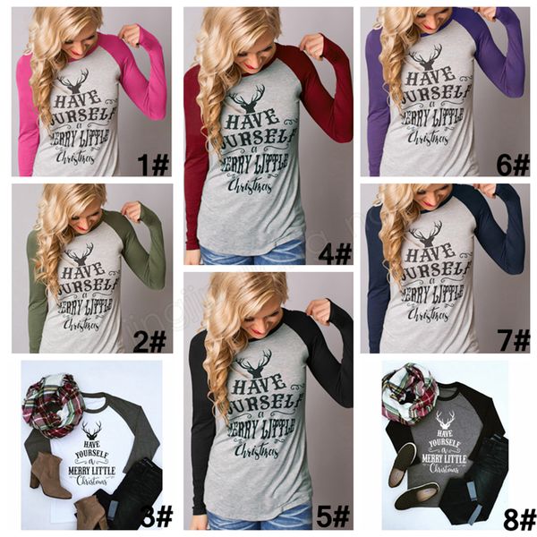 wholesale 22styles girls christmas elk t-shirt women autum stripe patchwork long sleeve o-neck letter tee clothing shirts ladies, White
wholesale 22styles girls christmas elk t-shirt women autum stripe patchwork long sleeve o-neck letter tee clothing shirts ladies, White