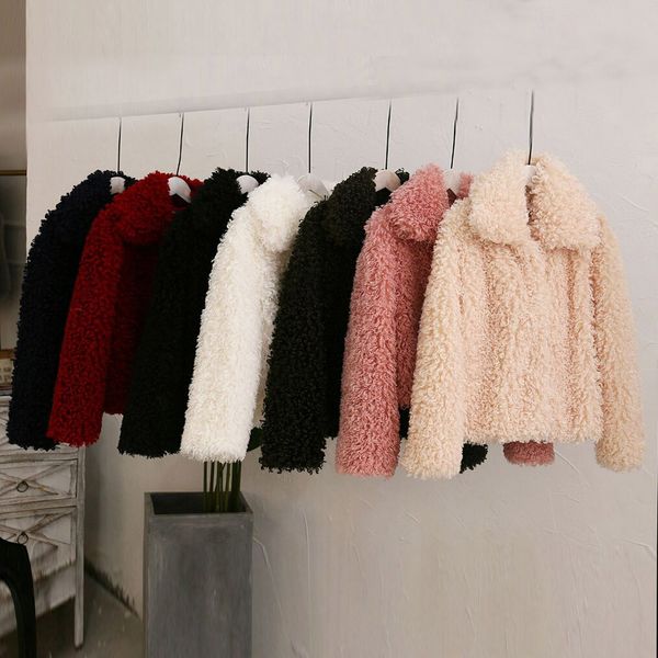 women 2018 winter autumn faux fur coat teddy coat winter women warm thick overcoat outercoat jacket cardigan pink, Black
women 2018 winter autumn faux fur coat teddy coat winter women warm thick overcoat outercoat jacket cardigan pink, Black