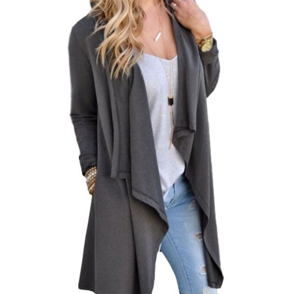 autumn winter coat women new solid color large size coats long-sleeved long cardigan jacket parka clothing vestidos lbd0942, Black;brown
autumn winter coat women new solid color large size coats long-sleeved long cardigan jacket parka clothing vestidos lbd0942, Black;brown