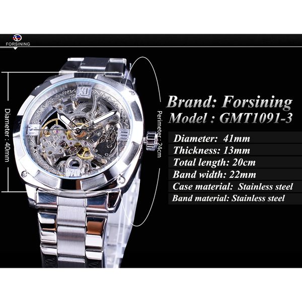safety luxury watches folding silver men's hands watches automatic with brand luminous transparent clasp forsining jbxux, Slivery;brown
safety luxury watches folding silver men's hands watches automatic with brand luminous transparent clasp forsining jbxux, Slivery;brown