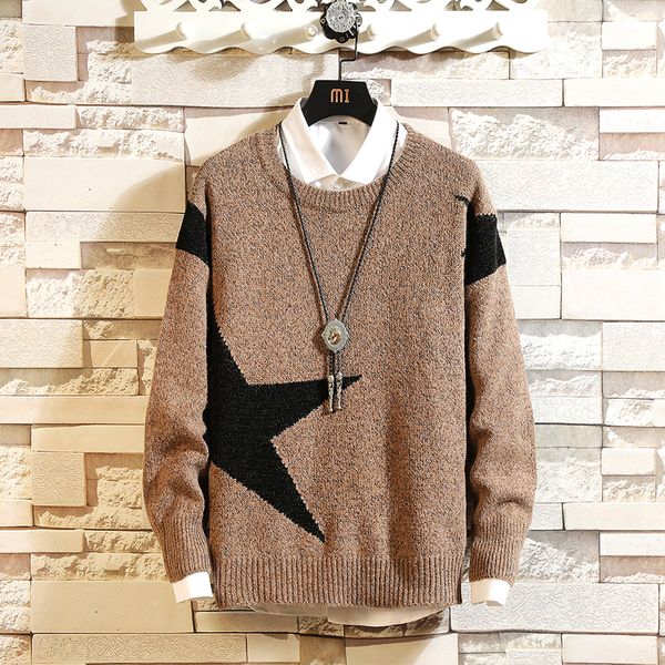 2018 round collar pullovers male han edition pentagram personality render knit line unlined upper garment male students -5xl, White;black
2018 round collar pullovers male han edition pentagram personality render knit line unlined upper garment male students -5xl, White;black