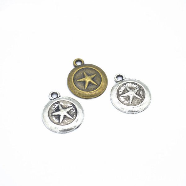 300 pcs round star 19*16mm star charms pendant antique silver & antique bronze, silver good for diy craft
300 pcs round star 19*16mm star charms pendant antique silver & antique bronze, silver good for diy craft