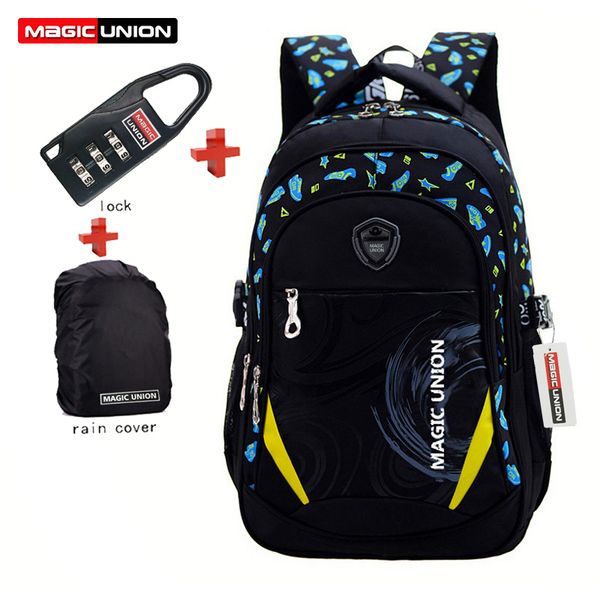 magic union children school bags brand design child backpack in primary school backpacks mochila infantil zip + lock + raincover y18110107
magic union children school bags brand design child backpack in primary school backpacks mochila infantil zip + lock + raincover y18110107