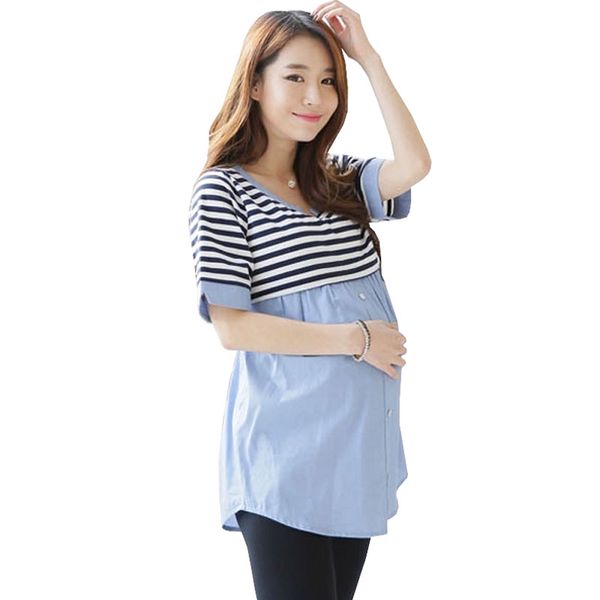 nursing maternity breastfeeding tees clothes for pregnant women short sleeve feeding t-shirts pregnancy clothing new, White
nursing maternity breastfeeding tees clothes for pregnant women short sleeve feeding t-shirts pregnancy clothing new, White