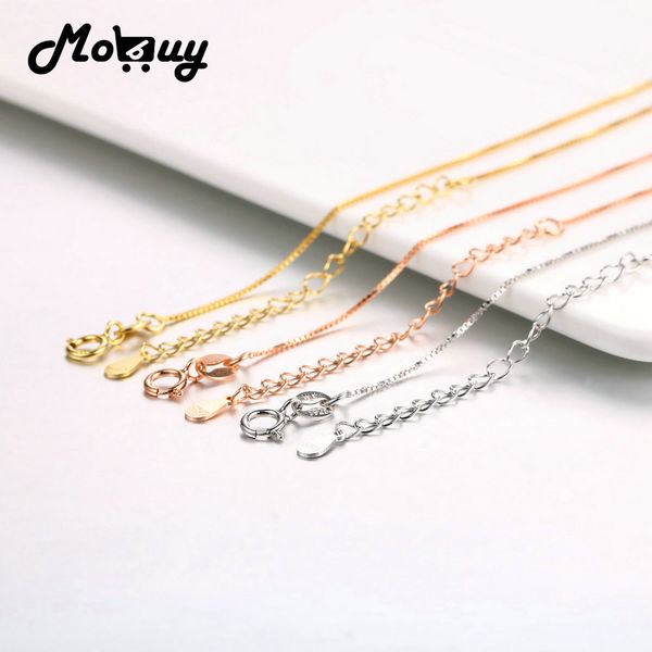 mobuy 3 colors optional 100% 925 silver extended chain 18 inches 45cm 925-sterling-silver fine jewelry box chain for men & women
mobuy 3 colors optional 100% 925 silver extended chain 18 inches 45cm 925-sterling-silver fine jewelry box chain for men & women
