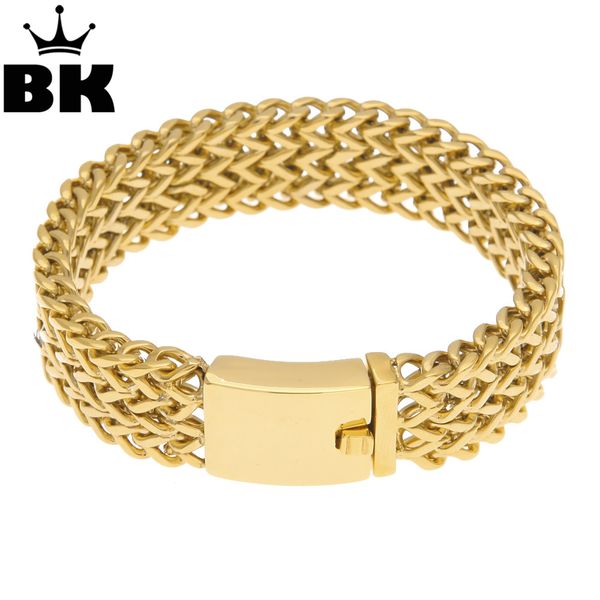 the bling king 18mm gold miami cuban link bracelet for men women silver plated stainless steel franco rope bangle, Black
the bling king 18mm gold miami cuban link bracelet for men women silver plated stainless steel franco rope bangle, Black
