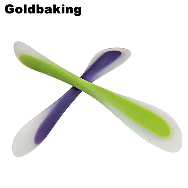 goldbaking one piece double side multi-function silicone spoon and spatula silicon jar scraper
goldbaking one piece double side multi-function silicone spoon and spatula silicon jar scraper