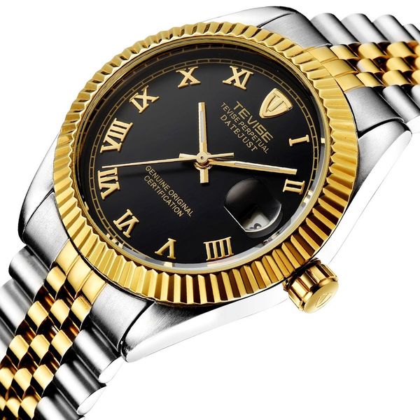 men watches automatic self-wind mechanical watch stainless steel luxury wristwatch relojes hombre, Slivery;brown
men watches automatic self-wind mechanical watch stainless steel luxury wristwatch relojes hombre, Slivery;brown
