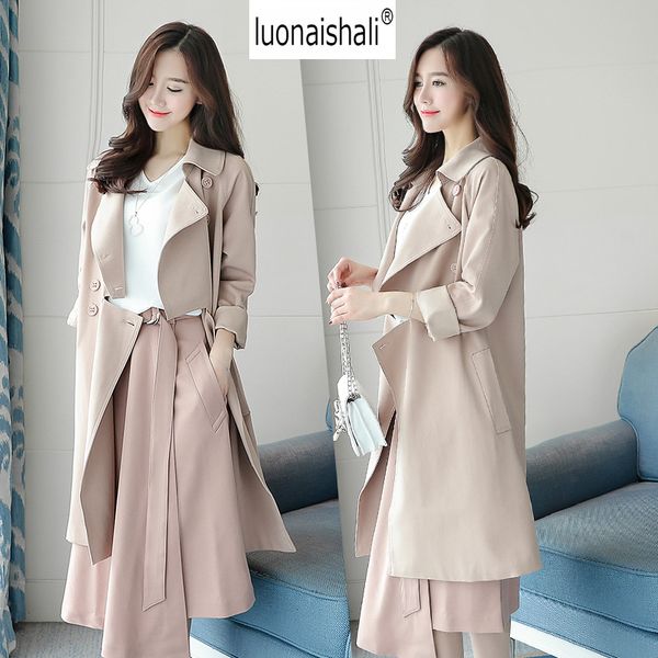 2018 autumn new high fashionwoman classic double breasted trench coat fashion and elegant business outerwear +skirt 2 sets, Tan;black
2018 autumn new high fashionwoman classic double breasted trench coat fashion and elegant business outerwear +skirt 2 sets, Tan;black