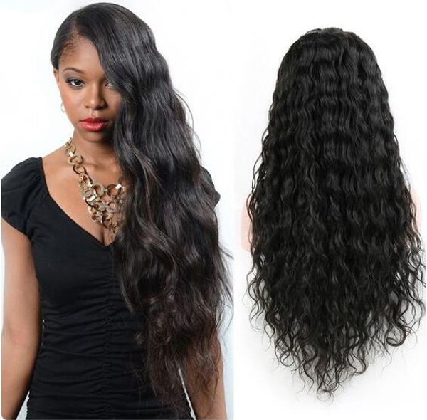 natural wave lace front wig brazilian virgin human hair water wave full lace wigs for women natural color, Black;brown
natural wave lace front wig brazilian virgin human hair water wave full lace wigs for women natural color, Black;brown