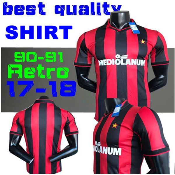 90 91 milan jer ey retro hirt home gullit ancelotti occer jer ey 1990 1991 ta otti maldini bare i van ba ten rijkaard football hirt
90 91 milan jer ey retro hirt home gullit ancelotti occer jer ey 1990 1991 ta otti maldini bare i van ba ten rijkaard football hirt