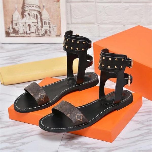 summer brande women print leather nomad sandal ankle wrap buckle strap designer lady open toe studs casual sandals size eu36-42, Black
summer brande women print leather nomad sandal ankle wrap buckle strap designer lady open toe studs casual sandals size eu36-42, Black