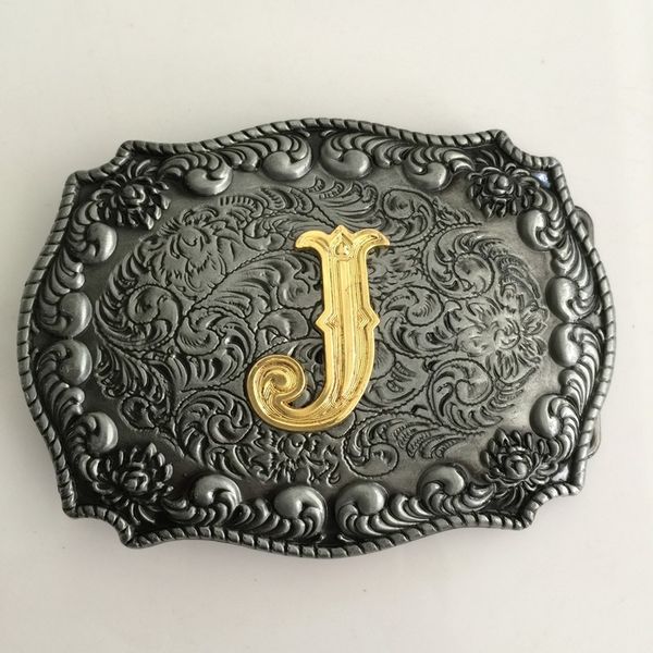 1 pcs gold a-j initial letter buckle hebillas cinturon men's western cowboy metal belt buckle fit 4cm wide belts, Slivery;black
1 pcs gold a-j initial letter buckle hebillas cinturon men's western cowboy metal belt buckle fit 4cm wide belts, Slivery;black
