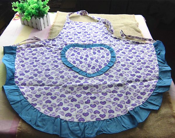 blue purple heart girl ladies kitchen cooking baking apron
blue purple heart girl ladies kitchen cooking baking apron