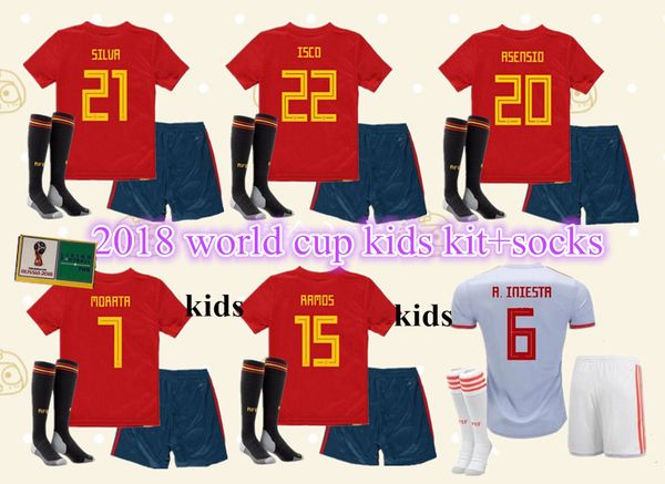 2018 world cup pain kid kit occer jer ey football kit kid uniform with ock cami eta de futbol morata a en io i co ilva ramo
2018 world cup pain kid kit occer jer ey football kit kid uniform with ock cami eta de futbol morata a en io i co ilva ramo