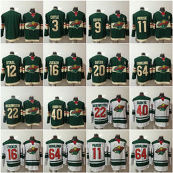 #22 Nino Niederreiter Minnesota Wild Jersey 11 Zach Parise 12 Eric Staal 16 Jason Zucker 40 Devan Dubnyk 20 Ryan Suter 9 Mikko Koivu Green
#22 Nino Niederreiter Minnesota Wild Jersey 11 Zach Parise 12 Eric Staal 16 Jason Zucker 40 Devan Dubnyk 20 Ryan Suter 9 Mikko Koivu Green