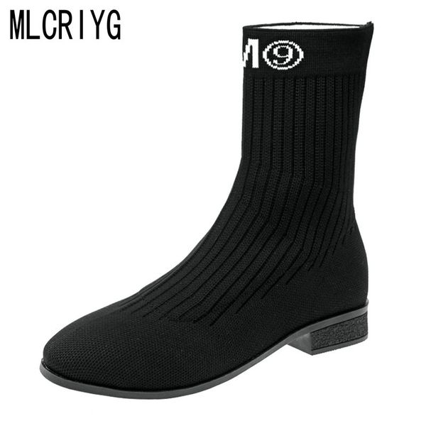 2018 new women ankle letters boots comfortable autumn warm sweater shoes woman school girls sweet low heels casual footwear, Black
2018 new women ankle letters boots comfortable autumn warm sweater shoes woman school girls sweet low heels casual footwear, Black