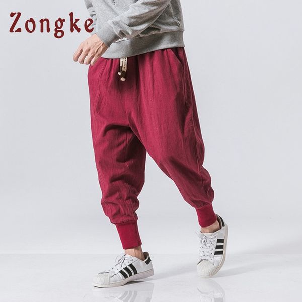 zongke chinese style harem pants men jogger sweatpants cotton linen pencil pants men trousers streetwear joggers 2018, Black
zongke chinese style harem pants men jogger sweatpants cotton linen pencil pants men trousers streetwear joggers 2018, Black