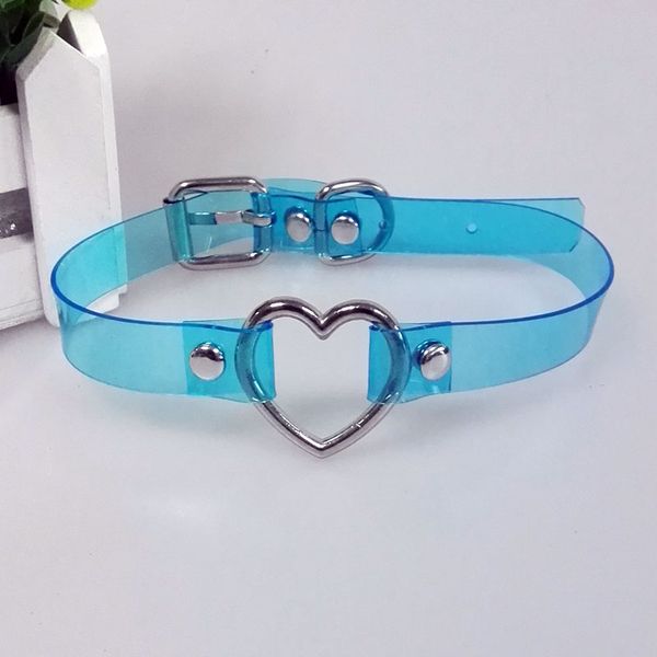 whole salekawaii harajuku handmade black vinyl pink pvc clear choker heart buckle transparent collar nekclace, Silver
whole salekawaii harajuku handmade black vinyl pink pvc clear choker heart buckle transparent collar nekclace, Silver
