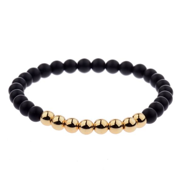 6 mm natural stone beads bracelet for men 2018 vintage rose gold silver beaded wrap bracelets women chakra bracelets bangles, Black
6 mm natural stone beads bracelet for men 2018 vintage rose gold silver beaded wrap bracelets women chakra bracelets bangles, Black
