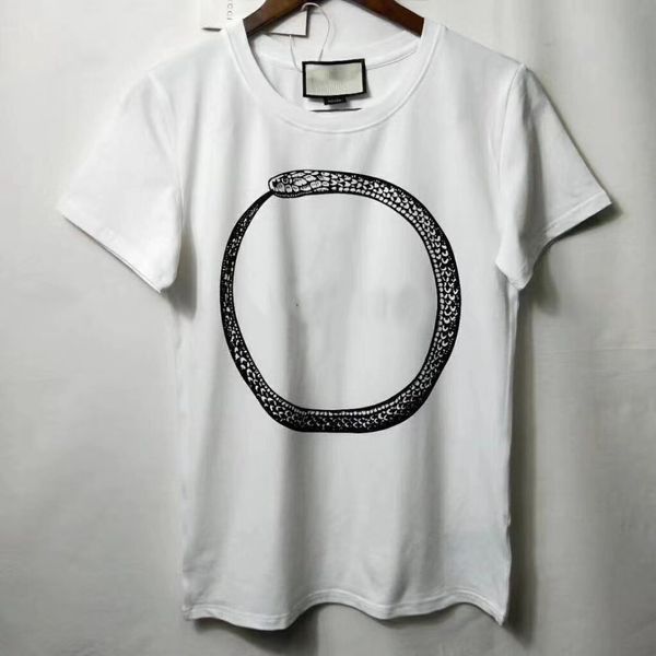18ss luxury europe italy summer snake tshirt fashion men women t shirt casual cotton tee top, White
18ss luxury europe italy summer snake tshirt fashion men women t shirt casual cotton tee top, White