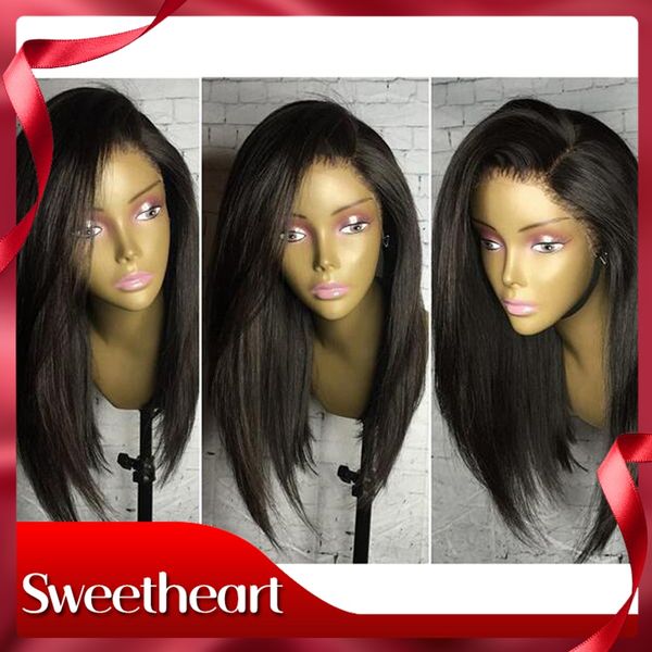 Sweetheart Black Short Bob Wig 14Inch Straight Fiber Hair Heat Resistant Synthetic Lace Front Wigs With Natural Hairline For Black Women
Sweetheart Black Short Bob Wig 14Inch Straight Fiber Hair Heat Resistant Synthetic Lace Front Wigs With Natural Hairline For Black Women