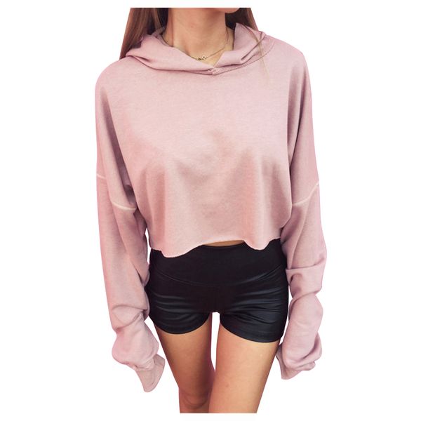 streetwear autumn winter women loose batwing cropped hoodie female hooded crop sweatshirt fitness short pullovers pink, Black
streetwear autumn winter women loose batwing cropped hoodie female hooded crop sweatshirt fitness short pullovers pink, Black