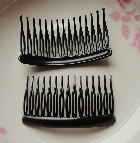 20pcs 15teeth medium size 4.5cm*8.0cm black plain plastic hair combs for diy hair accessories,side combs for bridal wedding, White;golden
20pcs 15teeth medium size 4.5cm*8.0cm black plain plastic hair combs for diy hair accessories,side combs for bridal wedding, White;golden