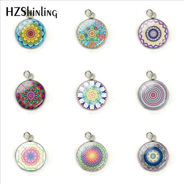 beauty bright colorful mandala jewelry charms glass cabochon flower of life stainless steel plated pendant accessories gifts, Silver
beauty bright colorful mandala jewelry charms glass cabochon flower of life stainless steel plated pendant accessories gifts, Silver