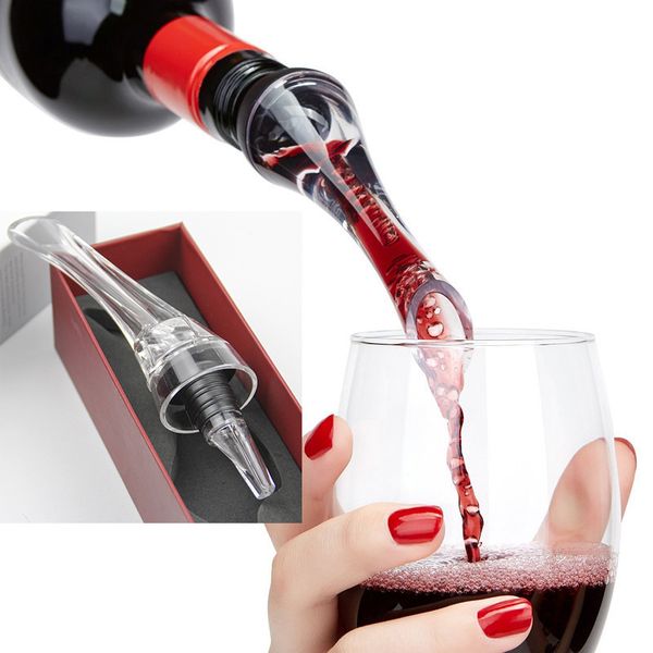 new wine pourers aerator red wine aerating pourer mini magic red wine bottle decanter acrylic filter tools with retail box dhl wx9-245
new wine pourers aerator red wine aerating pourer mini magic red wine bottle decanter acrylic filter tools with retail box dhl wx9-245