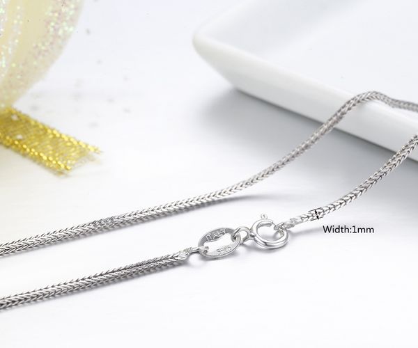 925 sterling silver tails chopin chain necklace women girls 45cm 18" italy jewelry kolye collares collane collier ketting
925 sterling silver tails chopin chain necklace women girls 45cm 18" italy jewelry kolye collares collane collier ketting