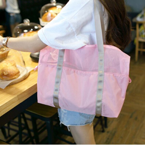 1pc large capacity mesh travel bag sports shoulder bag summer fashion beach mesh island swimming clothing 793872
1pc large capacity mesh travel bag sports shoulder bag summer fashion beach mesh island swimming clothing 793872