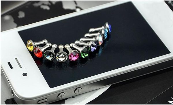 100pcs/lot anti dust plug headphone plugs ser cap gadgets mobile phone accessory rhinestone 3.5mm earphone jack
100pcs/lot anti dust plug headphone plugs ser cap gadgets mobile phone accessory rhinestone 3.5mm earphone jack