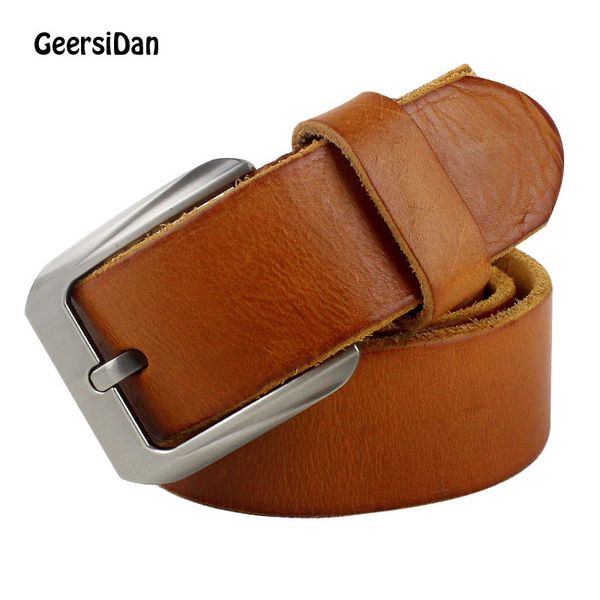 2018 belt women's men's belt pin buckle genuine leather strap for jeans comfortable first layer cowskin, Black;brown
2018 belt women's men's belt pin buckle genuine leather strap for jeans comfortable first layer cowskin, Black;brown