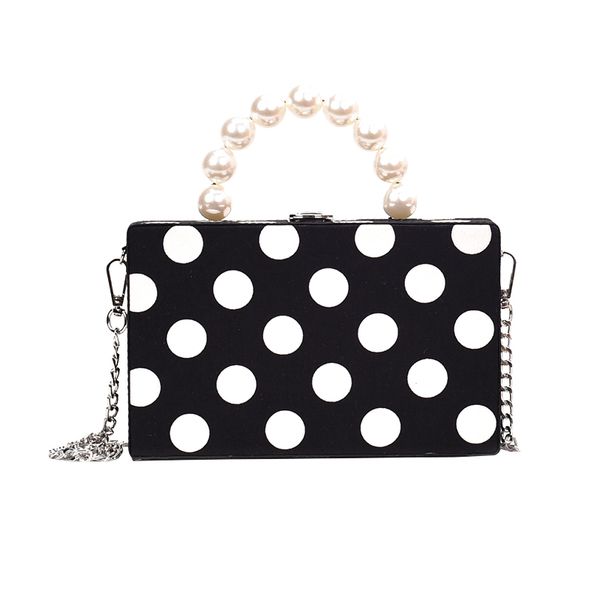 vintage wave dot pattern pearl handle fashion box design women's party clutch bag handbag chain purse bolsa mini messenger bag
vintage wave dot pattern pearl handle fashion box design women's party clutch bag handbag chain purse bolsa mini messenger bag