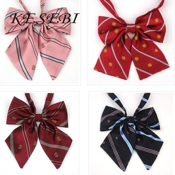 kesebi 2017 spring summer women crown jacquard embroidery lovely bowties female students school japanese uniform tie bow ties, Black;blue
kesebi 2017 spring summer women crown jacquard embroidery lovely bowties female students school japanese uniform tie bow ties, Black;blue