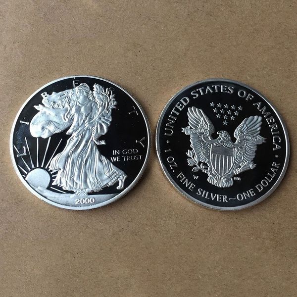 10pcs/lot,2000 $ 1 dollar american eagle 1 oz silver coin,mirror effect, no magnetism
10pcs/lot,2000 $ 1 dollar american eagle 1 oz silver coin,mirror effect, no magnetism