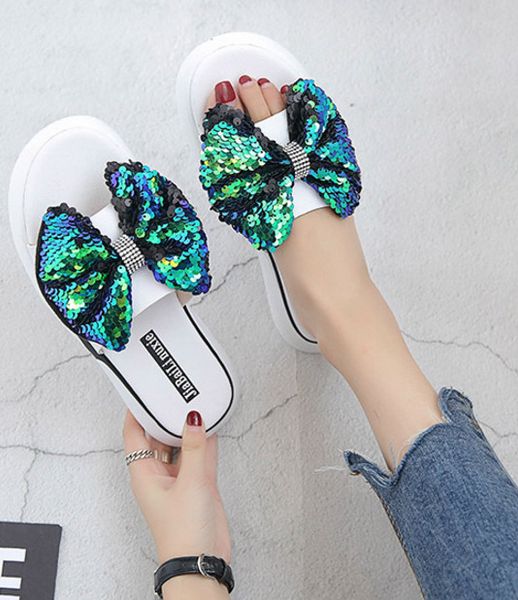 web celebrity slipper female xia 2018 new style women's word drag 100 take flat flat bright piece bowknot korean version of cool mop, Black
web celebrity slipper female xia 2018 new style women's word drag 100 take flat flat bright piece bowknot korean version of cool mop, Black