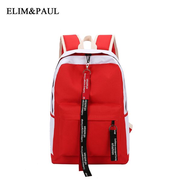 new ladies backpack fashion casual student bag travel bag junior high school ribbons shoulder stitching color solid canvas
new ladies backpack fashion casual student bag travel bag junior high school ribbons shoulder stitching color solid canvas