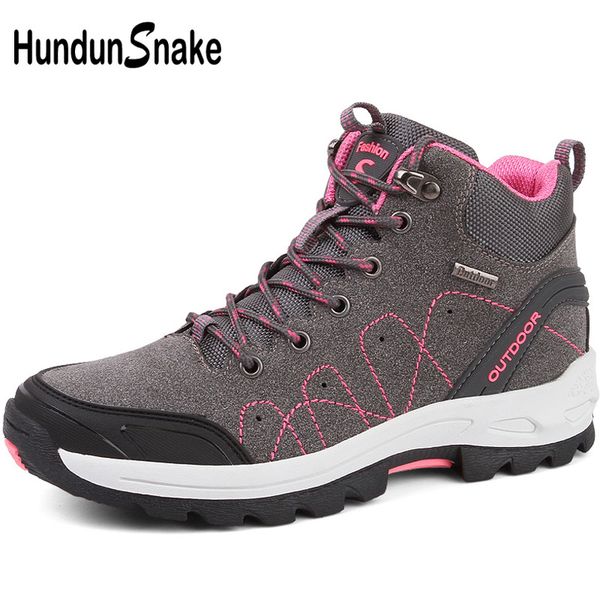 hundunsnake high mountain boots women trekking boots gray female hiking shoes woman outdoor shoes tracking sneakers women t537
hundunsnake high mountain boots women trekking boots gray female hiking shoes woman outdoor shoes tracking sneakers women t537