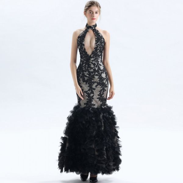 mermaid black lace evening dresses keyhole neck backless flouncing ruffles prom party gowns 2020 arabic women pageant runway
mermaid black lace evening dresses keyhole neck backless flouncing ruffles prom party gowns 2020 arabic women pageant runway