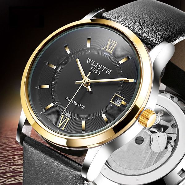 wengle new upscale automatic mechanical watch waterproof commerce double-sided hollow luminous calendar perspective windows belt steel watch, Slivery;brown
wengle new upscale automatic mechanical watch waterproof commerce double-sided hollow luminous calendar perspective windows belt steel watch, Slivery;brown