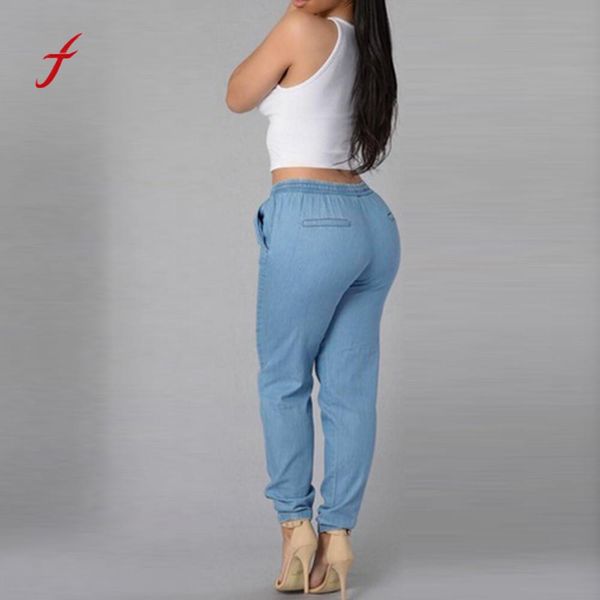 feitong 2018 pants women elastic waist casual pants high waist jeans casual blue denim women pantalon mujer harajuku, Black;white
feitong 2018 pants women elastic waist casual pants high waist jeans casual blue denim women pantalon mujer harajuku, Black;white