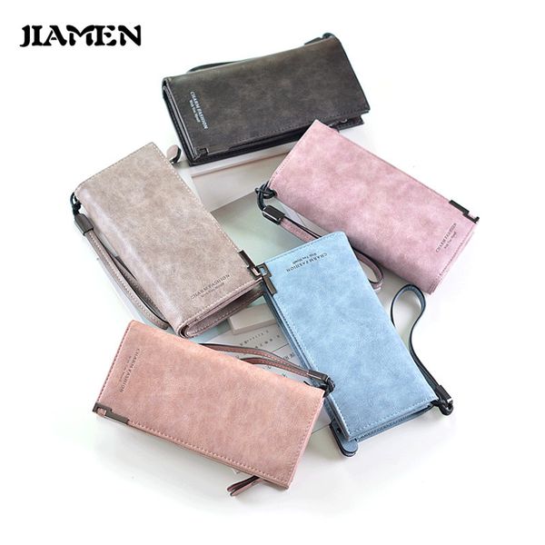 jiamen chic korean style new women wallets zipper split leather female long coin purse capacity student money bag clutch, Red;black
jiamen chic korean style new women wallets zipper split leather female long coin purse capacity student money bag clutch, Red;black